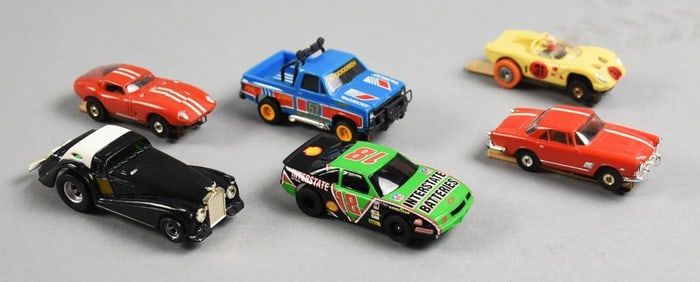 (5) Assorted Vintage Slot Cars - Loose