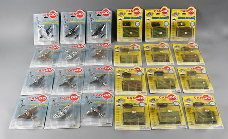 (24) 2003 Dragon 1:35 Can-Do Pocket Army Toys MOC-NOS