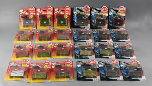 (24) 2003 Dragon 1:35 Can-Do Pocket Army Toys MOC-NOS