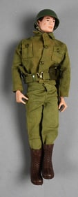 1964-65 GI Joe w/ Scar Action Soldier in Uniform Hasbro