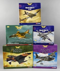 (5) 2000s Aviation Archive 1:72, 1:144 Scale Corgi