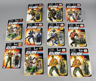 (11) 2007-08 Hasbro GI Joe Action Figures - MOC-NOS