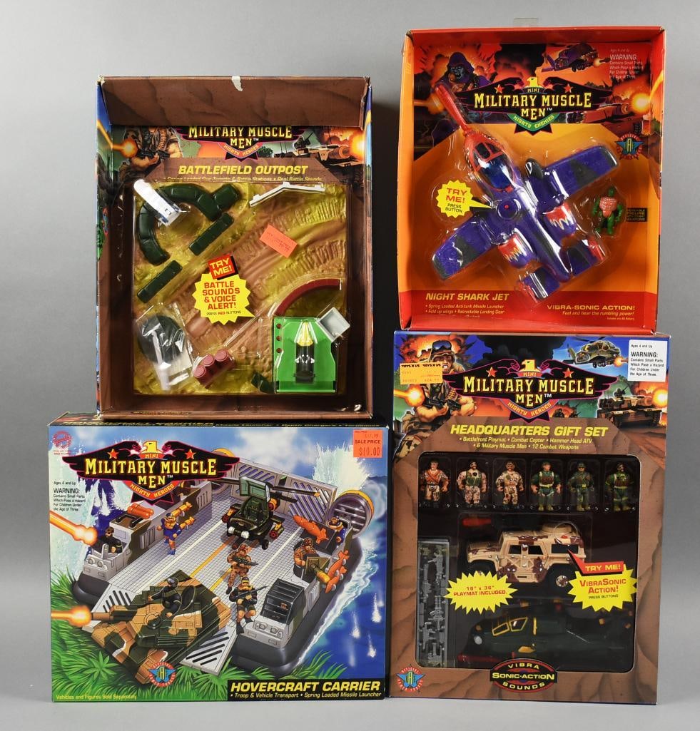 (4) 1993 Military Muscle Men  San Francisco Toymakers -NOS (1 of 2)