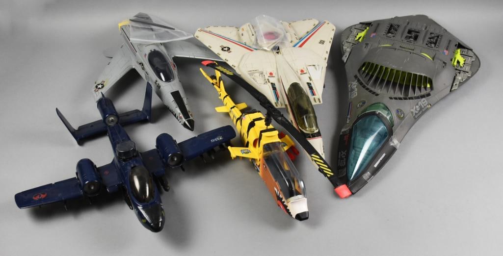 (5) 1980s Hasbro GI Joe Military Aircraft - Loose (1 of 12)