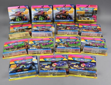 (12) 1990s Galoob Micro Machines Scale Miniatures MIP-NOS