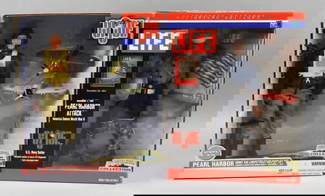 (2) 2000 Hasbro GI Joe Pearl Harbor Collections - MIB-NOS