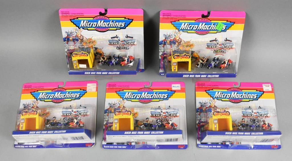 (5) 1993 Biker Mice from Mars Galoob  Action Figures-NOS (1 of 3)