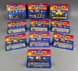 (10) 1988 Galoob Micro Machines Assortment - MOC-NOS