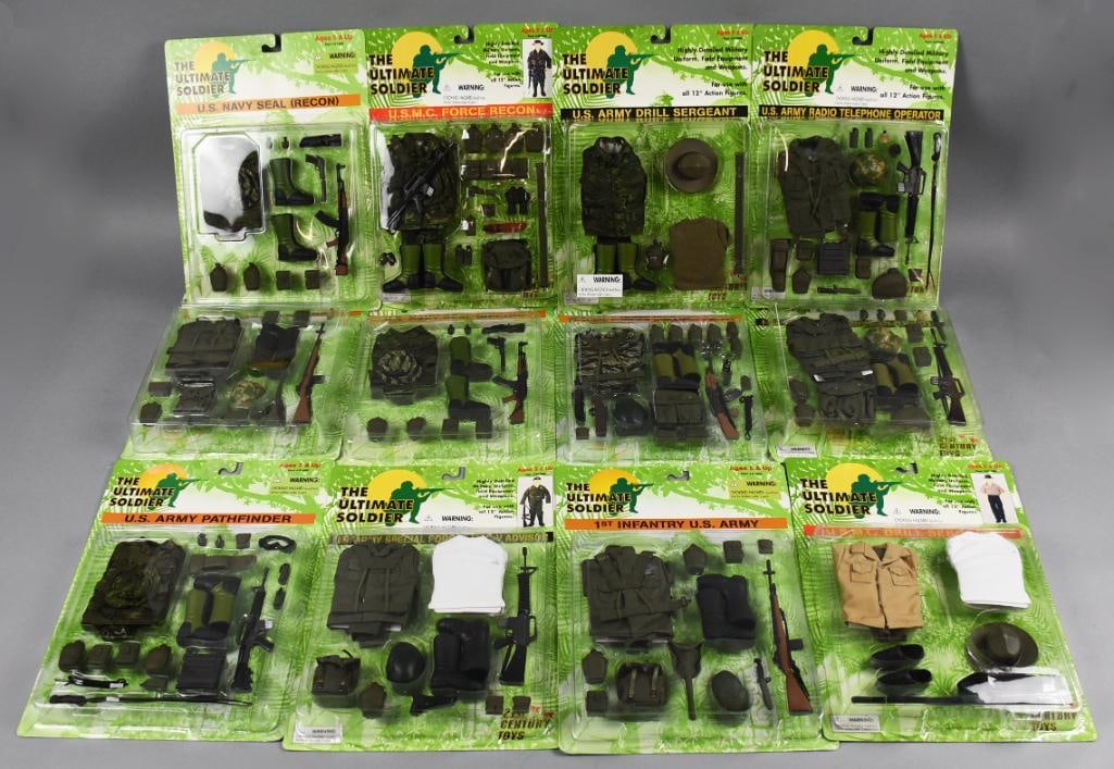 (12) 1997 Ultimate Soldier Accessories  21st C -MOC-NOS (1 of 2)