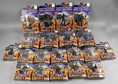 (20) 2009 Terminator Salvation Playmates Action Figs-MOC-NOS