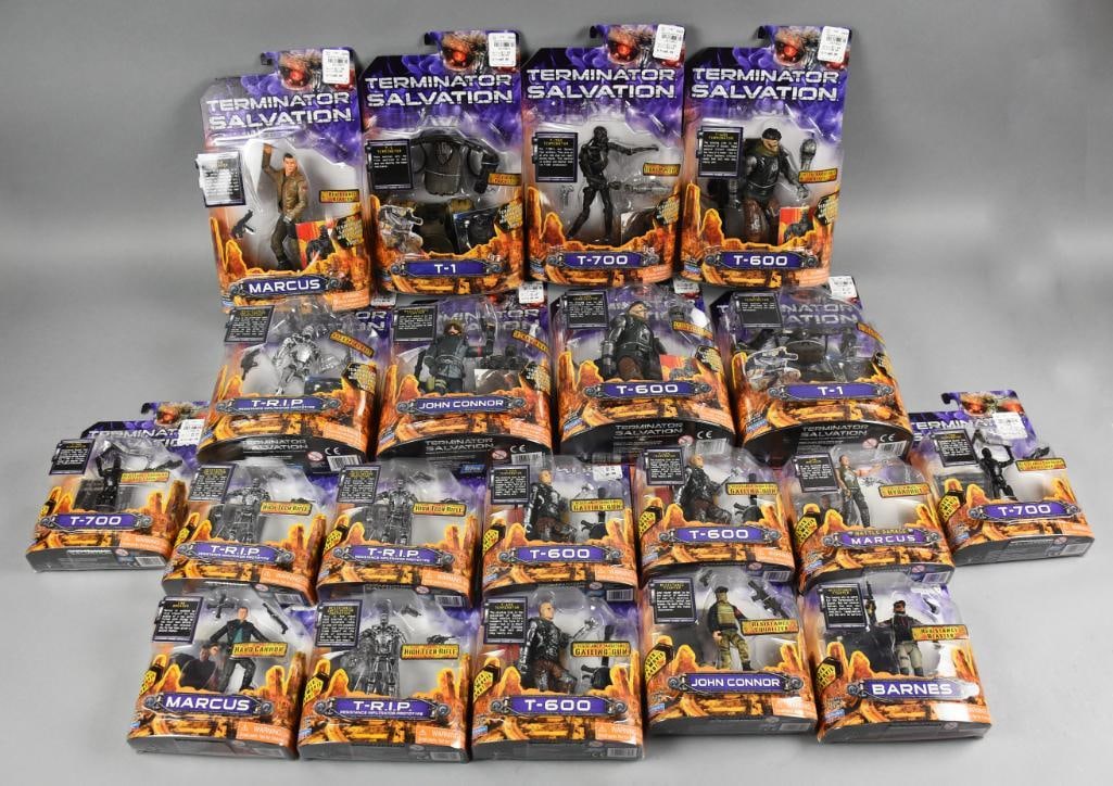 (20) 2009 Terminator Salvation Playmates Action Figs-MOC-NOS (1 of 3)