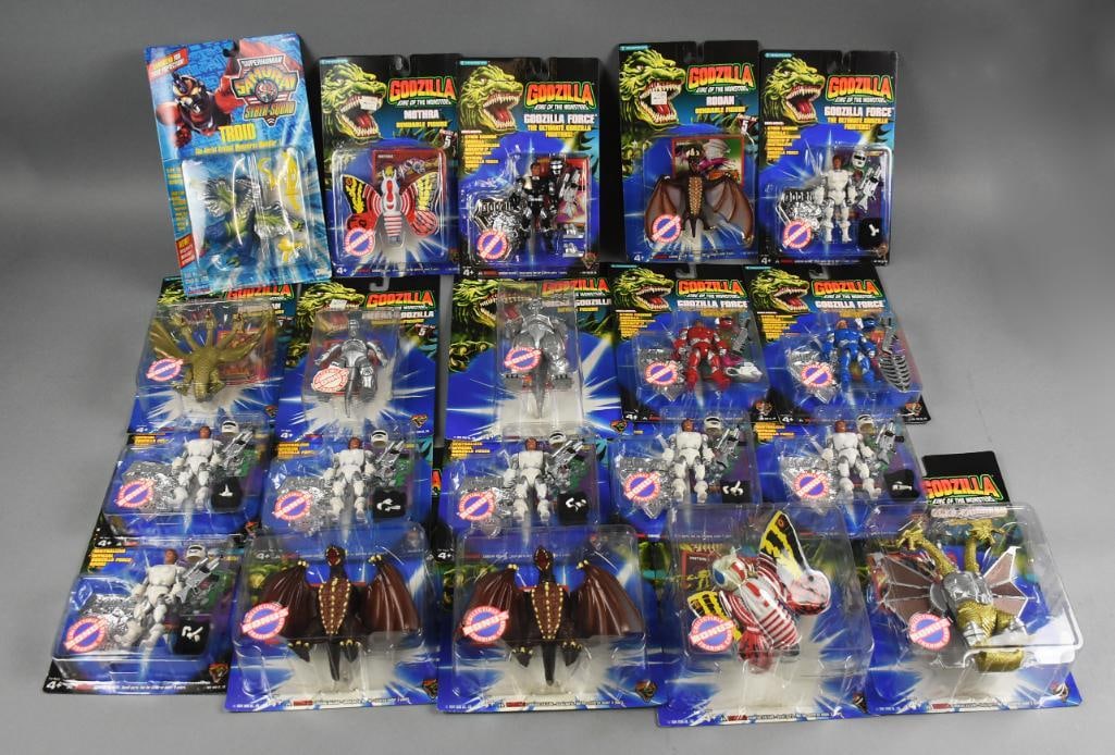 (20) 1994  Godzilla Action Trendmasters  Figures-MOC-NOS (1 of 3)
