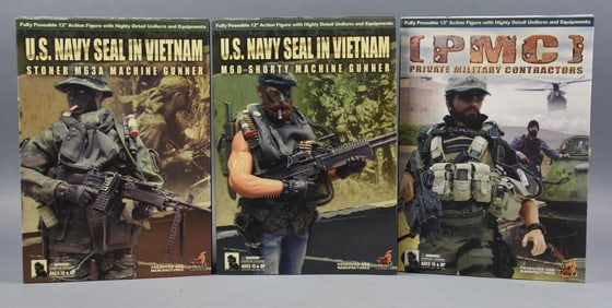 (3) 2005-06 US Military 1:6 Action Figure Hasbro MIB-NOS