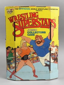 1986 Wrestling Superstars Collector Case Tara Toy Corp-MIB