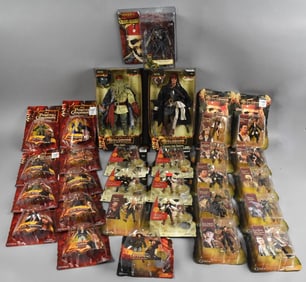 (29) 2006-07 Pirates of the Caribbean Action Figures-MIP-NOS