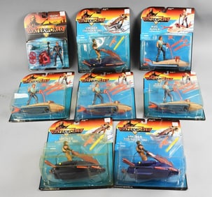 (8) 1995 Water World Action Figures - MOC-NOS