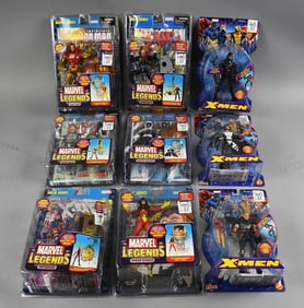 (9) 2006 Toy Biz Marvel Legends & X-Men Action Figures-NOS