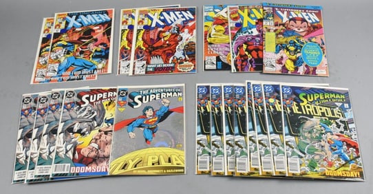 (20) 1990s Marvel Comics X-Men & Superman