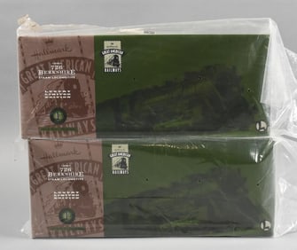 (2) NEW Hallmark Lionel 726 Berkshire Steam Locomotives MIB