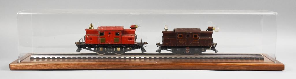 Antique Ives Wide Gauge Electric Engines 3254 and 3252 (1 of 10)
