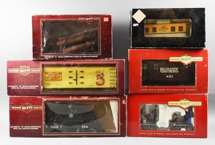 Assorted Bachmann Big Hauler Train Cars, Original Boxes