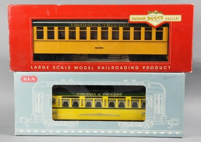 Bachmann & REA Virginia & Trukee Passenger Cars-MIB-NOS
