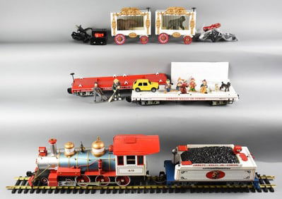 Bachmann G Scale Emmett Kelly Jr Circus Train Car Set