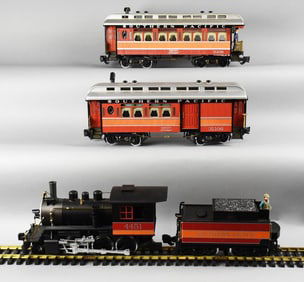 German Piko Southern Pacific Locomotive REA Passenger Cars