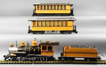 Bachmann G Denver & Rio Grande Western No 177 Loco Train Set