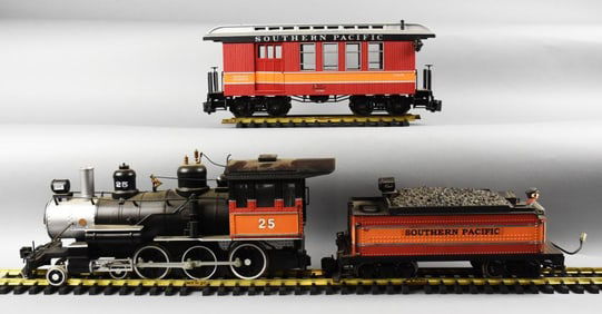 Bachmann Big Hauler No 25 Loco, Tender & Baggage Car