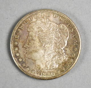 1880 S Morgan Silver Dollar: Lot is a 1880 S Morgan Silver Dollar. Please see Photo for condition.