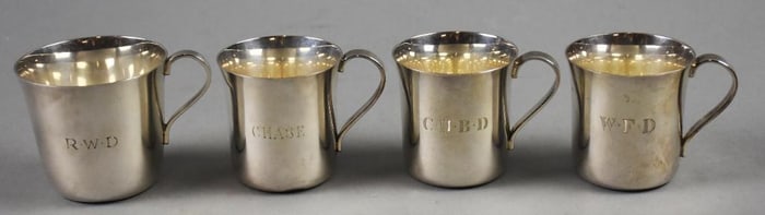Vintage Tiffany & Co Sterling Child's Cups, Juice Cup