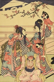Utagawa Toyohiro (1773-1828) Japanese Woodblock Print