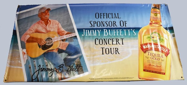 2005 Jimmy Buffett Margaritaville Tequila Concert Banner