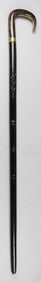 Vintage Carved Horn Handled Cane/Walking Stick