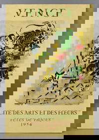 After Marc Chagall (1887-1985) Fetes De Paques Litho (1 of 4)