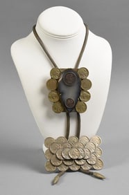 Vintage Buffalo Nickels PLUS Bolo Tie and Belt Buckle