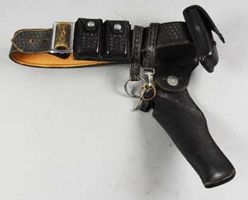 Leather Police Safety Speed Holster, Sam Cook Uniforms