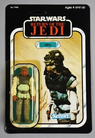 1983 Kenner Star Wars Nikto ROTJ 77 Back Unpunched NOS