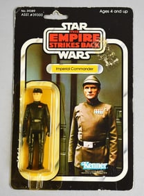 1980 Kenner Star Wars ESB Imperial Commander 41 Back NOS