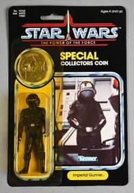 1984 Star Wars POTF Imperial Gunner Collector Coin 92A Back