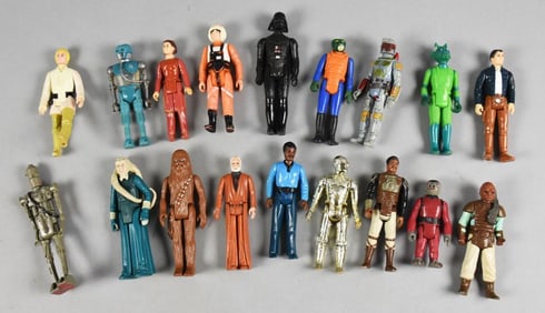 (18) 1970s-80s Star Wars Loose Action Figures