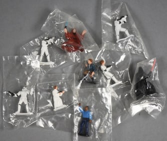 (9) 1982 Lucas Film Limited Star Wars Miniature Figures