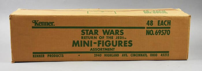 c1983 Kenner Star Wars Return of the Jedi, EMPTY Shipping Box