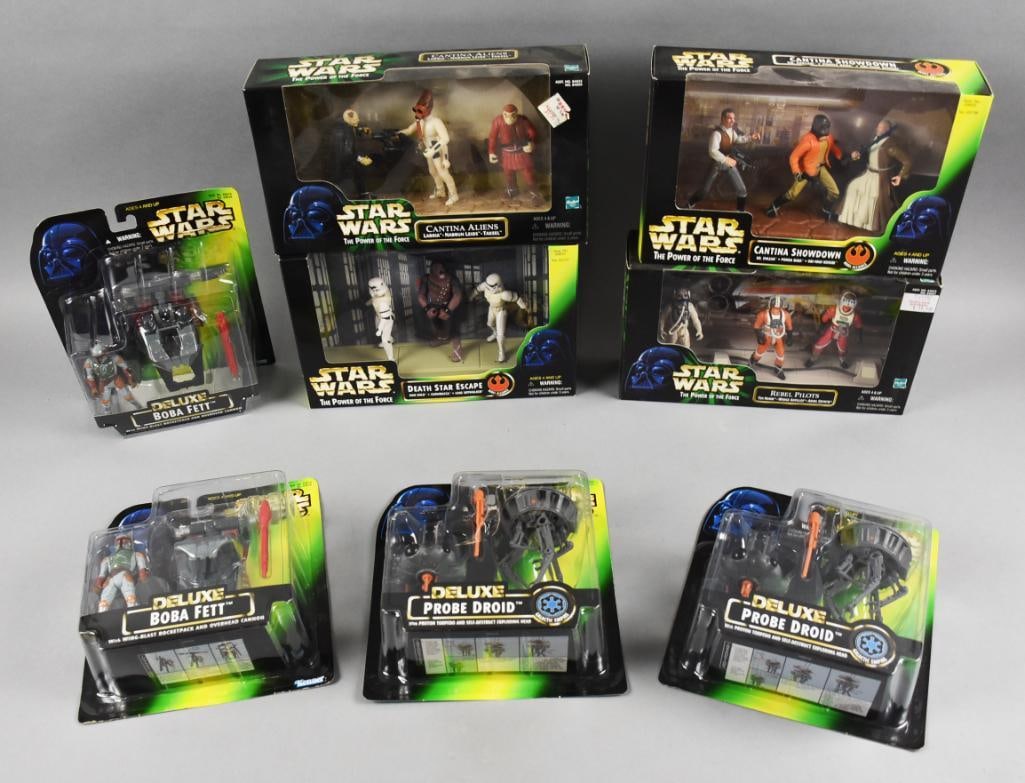 (8) 1990s Kenner Star Wars Figures & Play Sets - MIP-NOS (1 of 4)