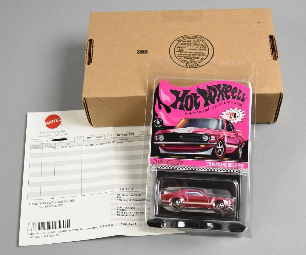 2020 Mattel Hot Wheels RLC Exclusive Mustang Boss 302-MOC-NOS (1 of 6)