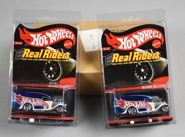 (2) 2013 Mattel Hot Wheels Blown Delivery Ltd Ed MOC-NOS