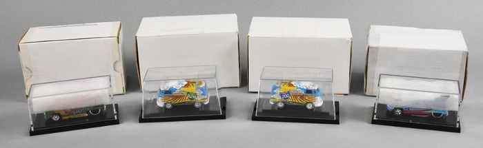 (4) Liberty Promotions, Hot Wheels Volkswagen Buses, MIB-NOS