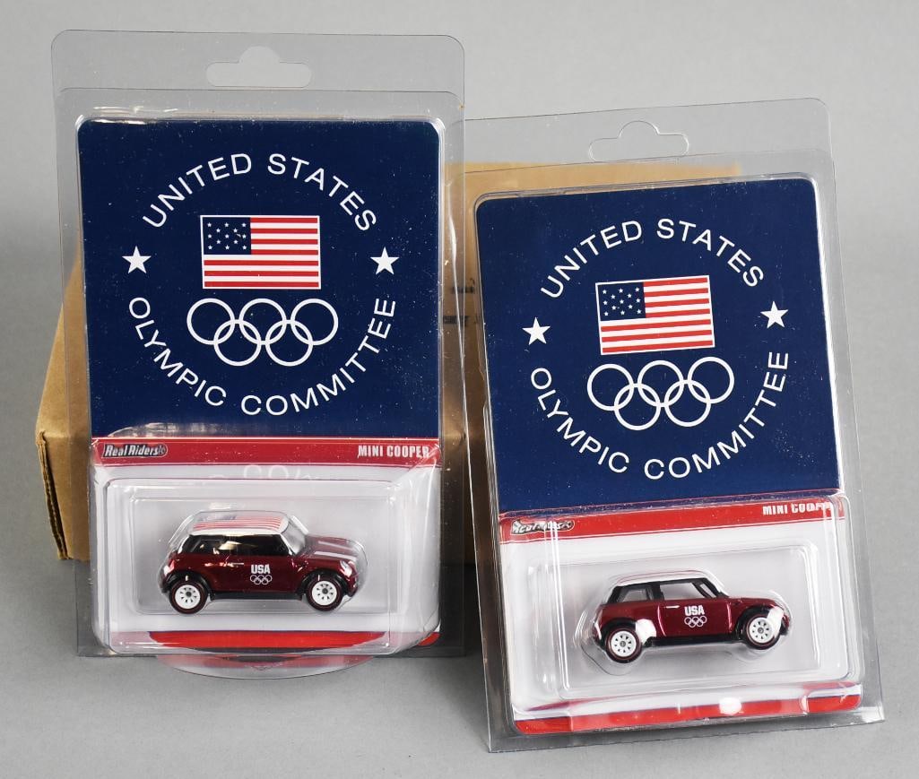 2011 Mattel Hot Wheels US Olympic Committee Mini Cooper-NOS (1 of 4)