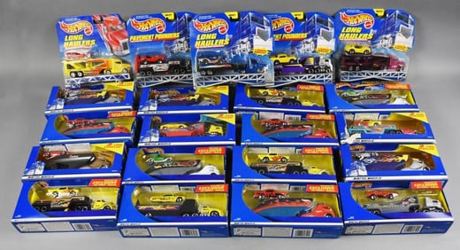 (21) 1990s-00s Hot Wheels Long Haulers Pavement Pounders NOS